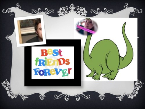 We should all take a moment to reflect on how far my PowerPoint skills have come since this.