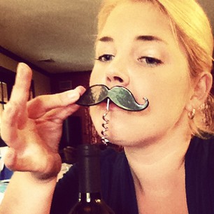 Stache-wine-opener