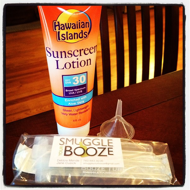 And his gift to me: Clever methods for stashing booze.