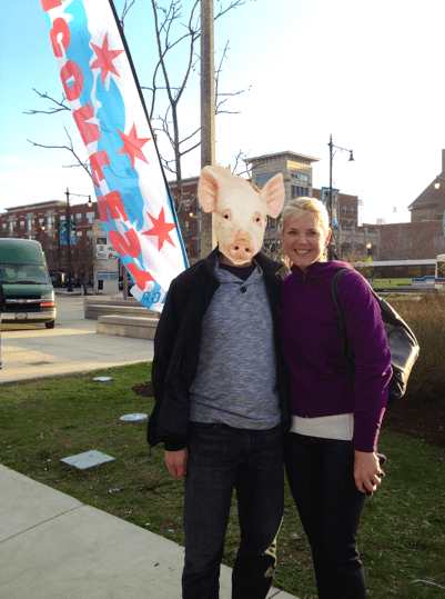 My BaconFest partner-in-binge-eating prefers to remain anonymous. I think you can see why.