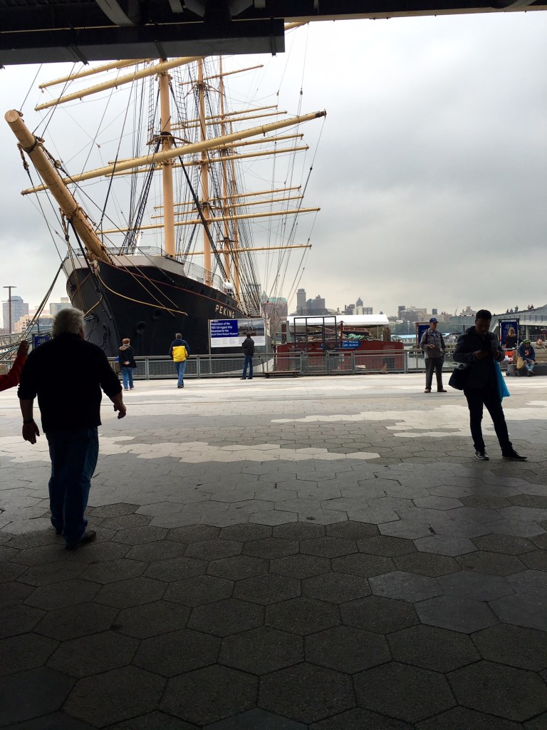 South Street seaport, our victory apéritif.