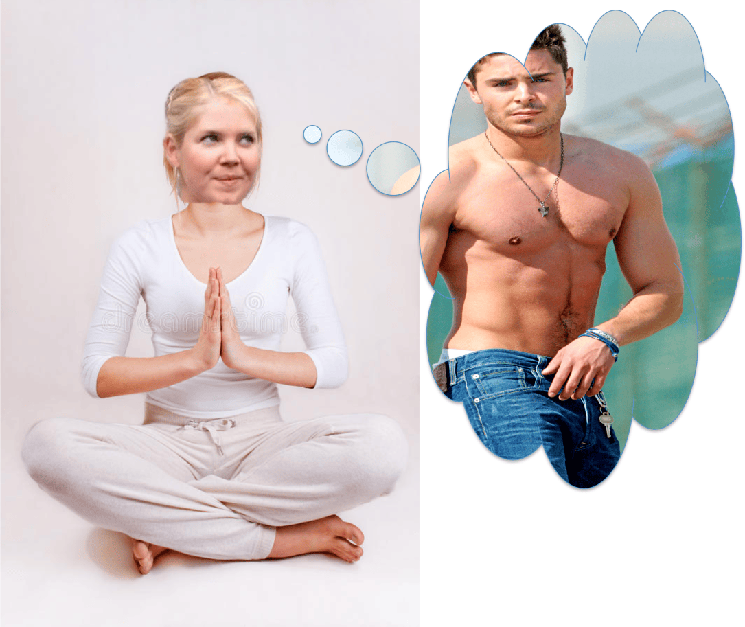 Jules-meditating-Zac-Efron-spirit-guide