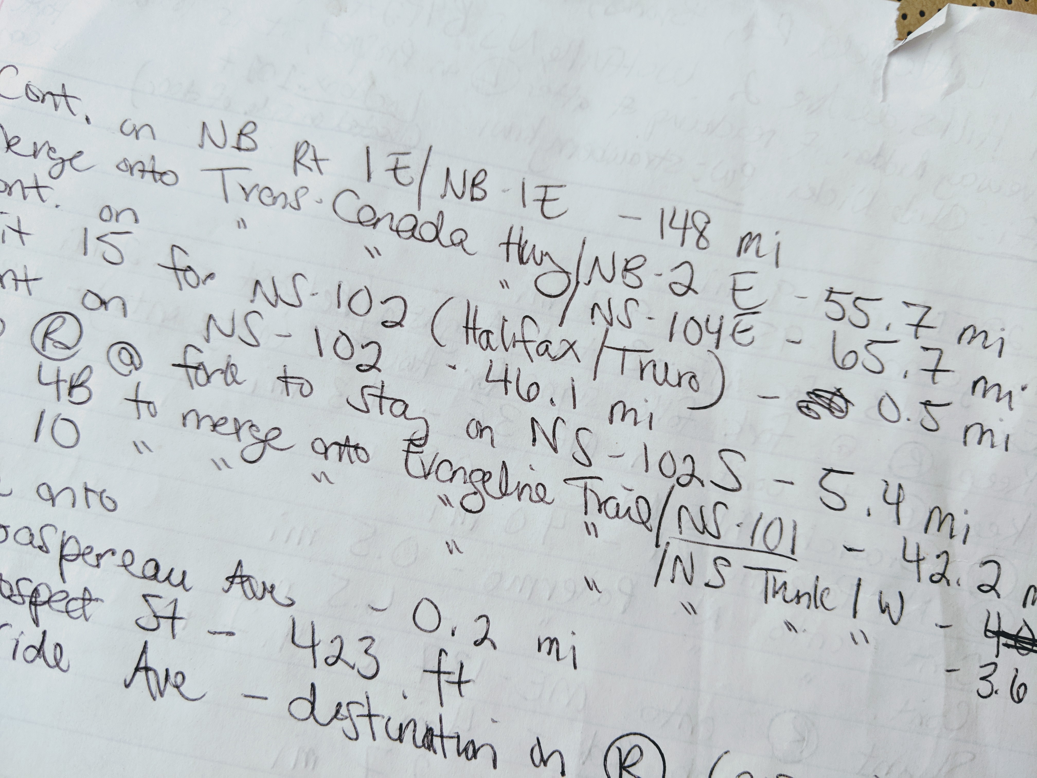 directions to Canada