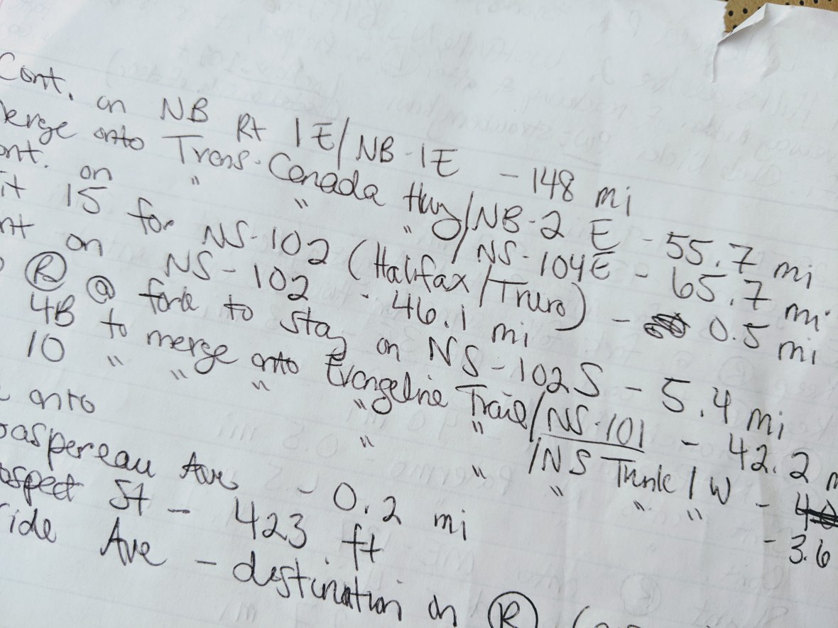 directions to Canada