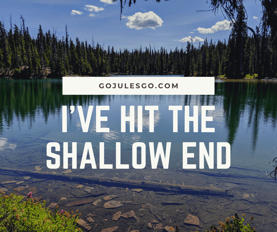 Go Jules Go title graphic_Ive hit the shallow end_21AUG2019
