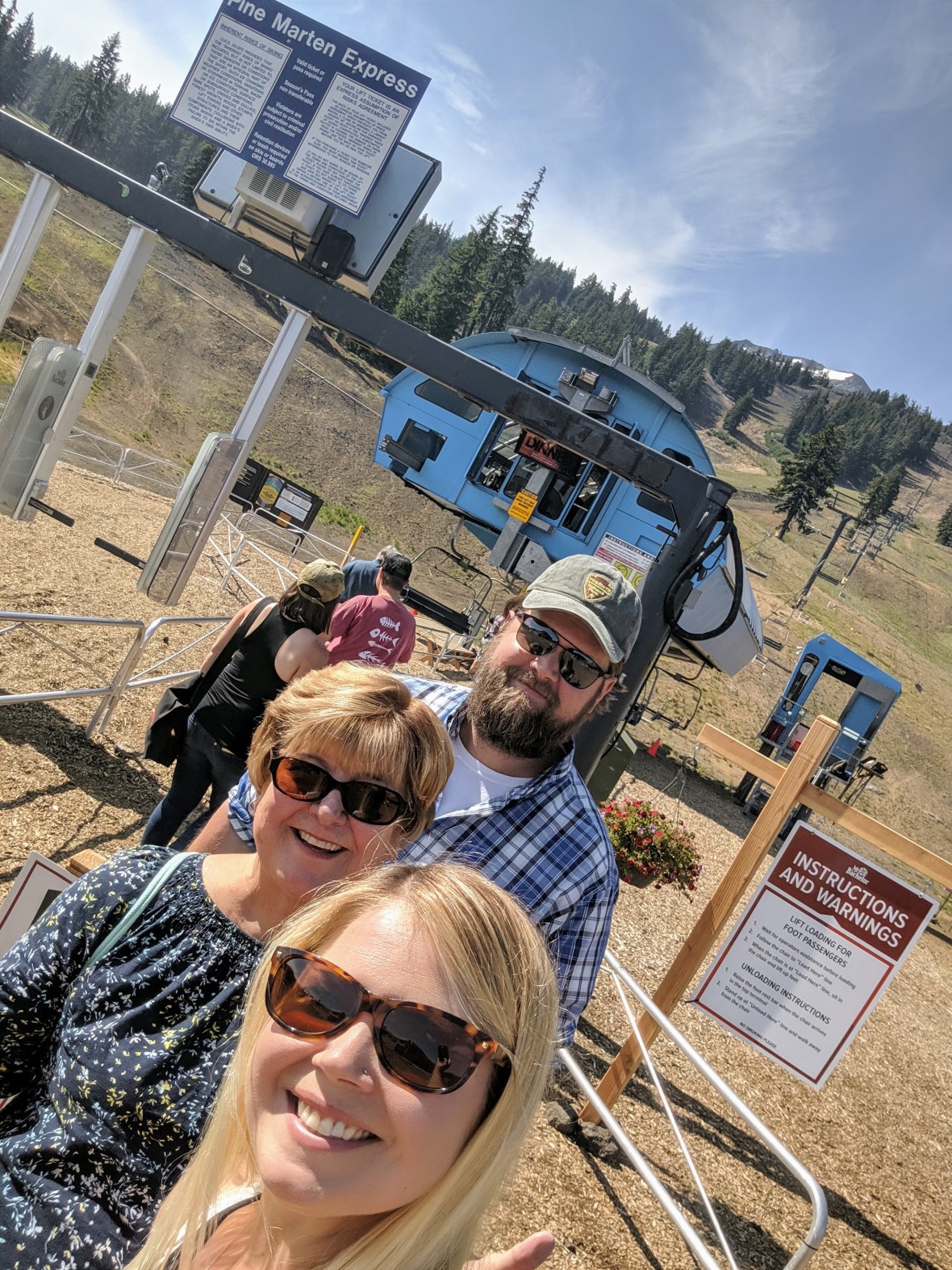 Mount Bachlor summer ski lift Aug 2019