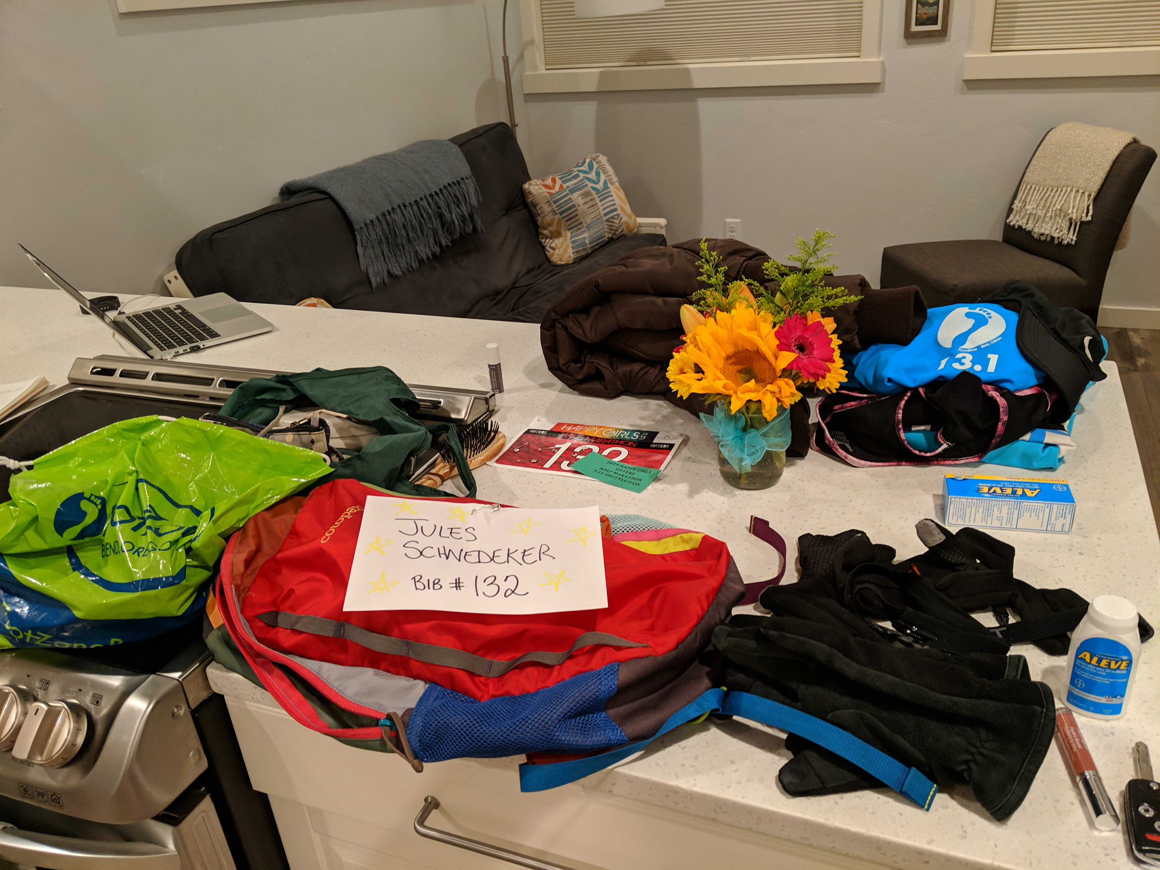 Go Jules Go prep for half marathon Nov 2019