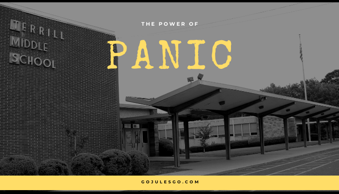 Go Jules Go title graphic The Power of Panic 29APR20