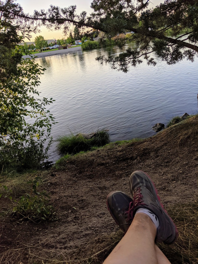 Jules Altras by Deschutes River