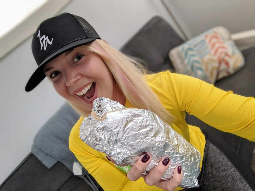 Jules Broken Angel burrito