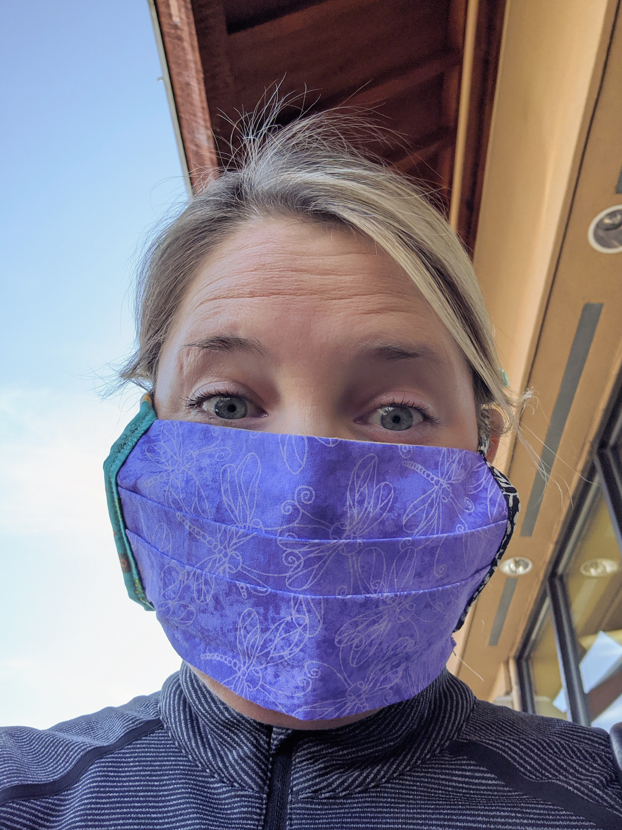 Jules COVID mask from Sarah