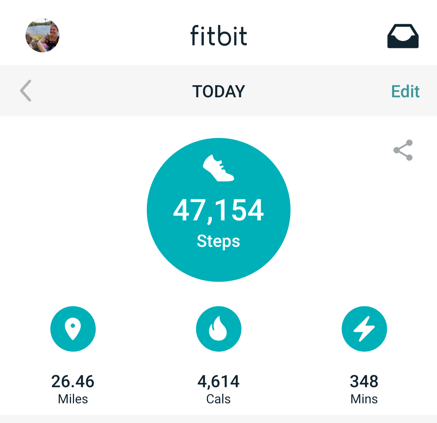 Marathon Fitbit screenshot Apr 11 2020