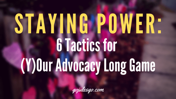 Go Jules Go title graphic Staying Power 10JUN20