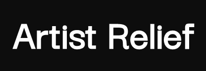 Artists Relief fundraiser logo